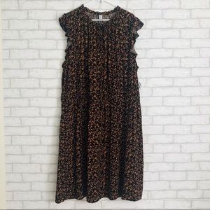 NWT! OLD NAVY BLACK FLORAL DRESS